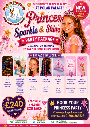 NEW – Princess Sparkle & Shine Party